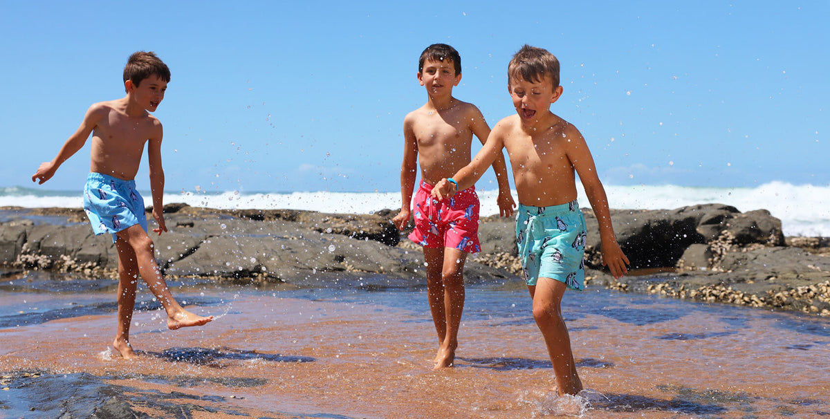 Boys Swim Shorts: Quick Drying & Durable