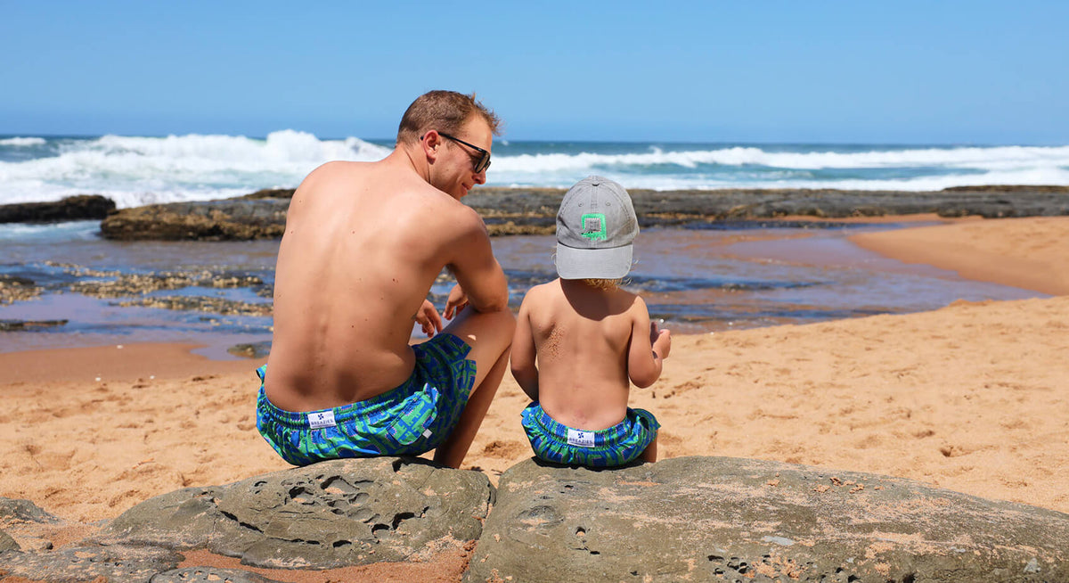 Father & Son Swim Shorts: Matching Family Swimwear