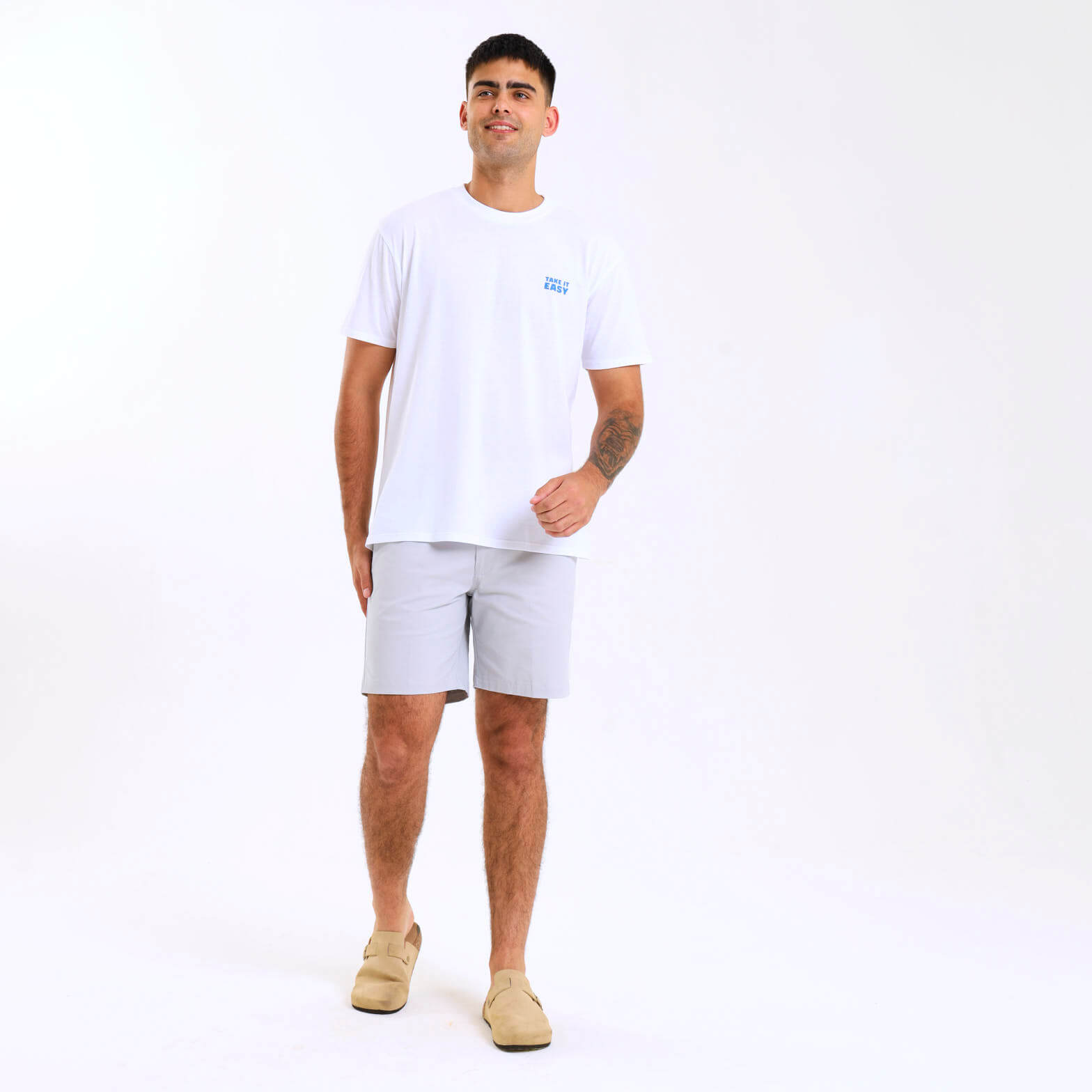 Printed Cotton Tee | Deck Chairs