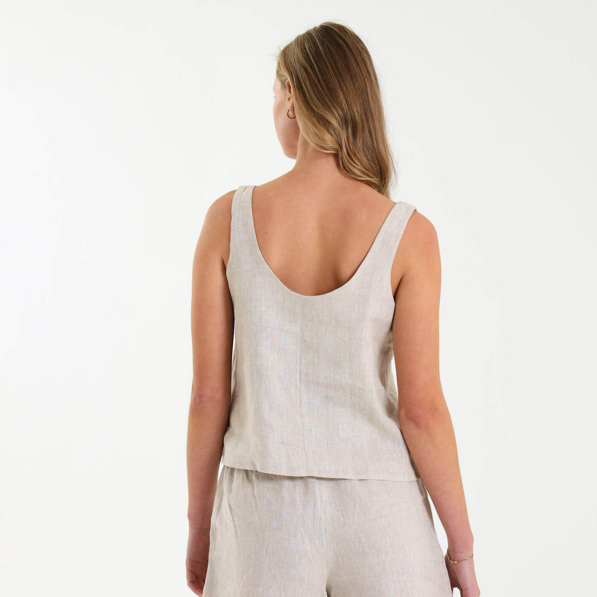 Ladies Linen - Cami | Natural
