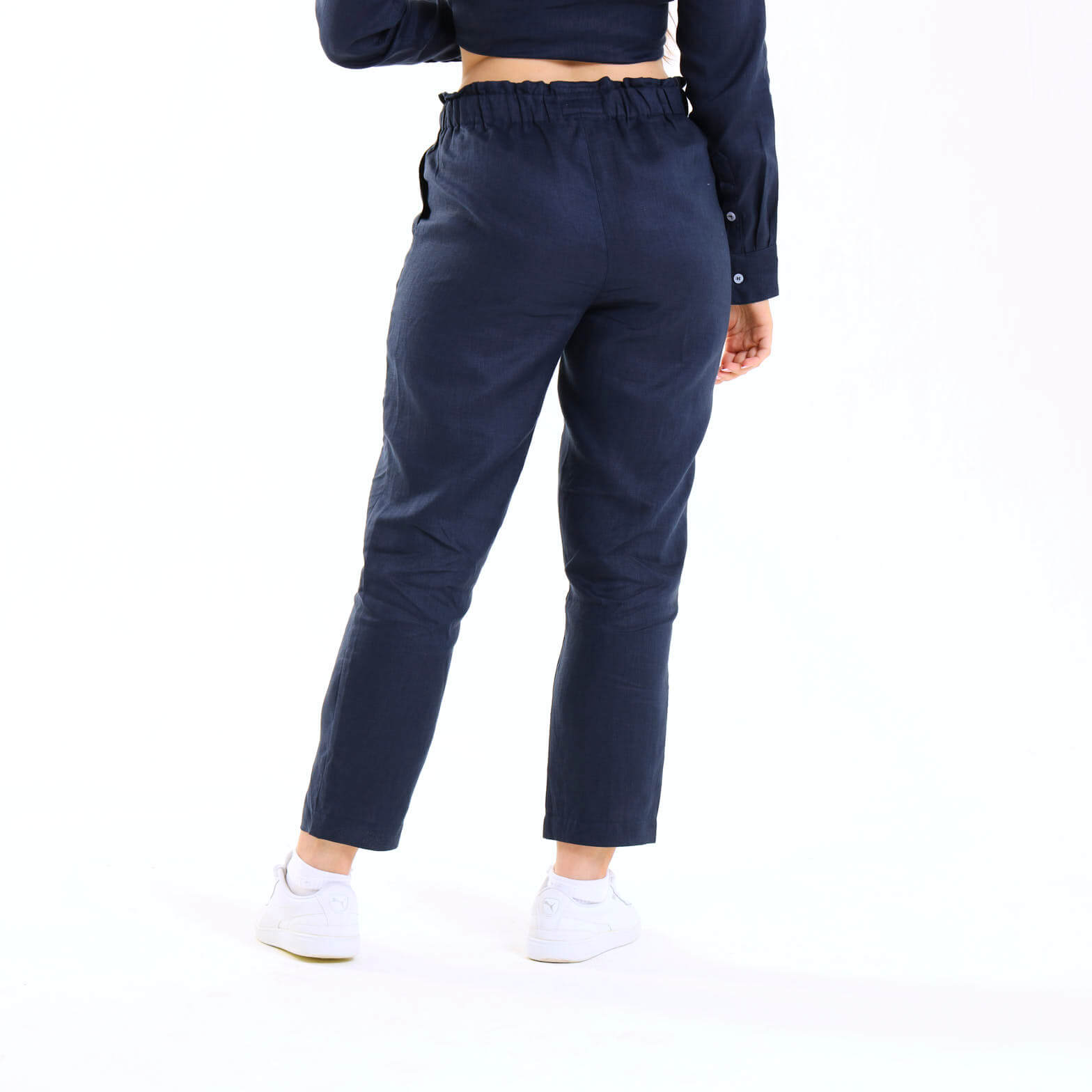 Ladies Linen - Pants | Navy