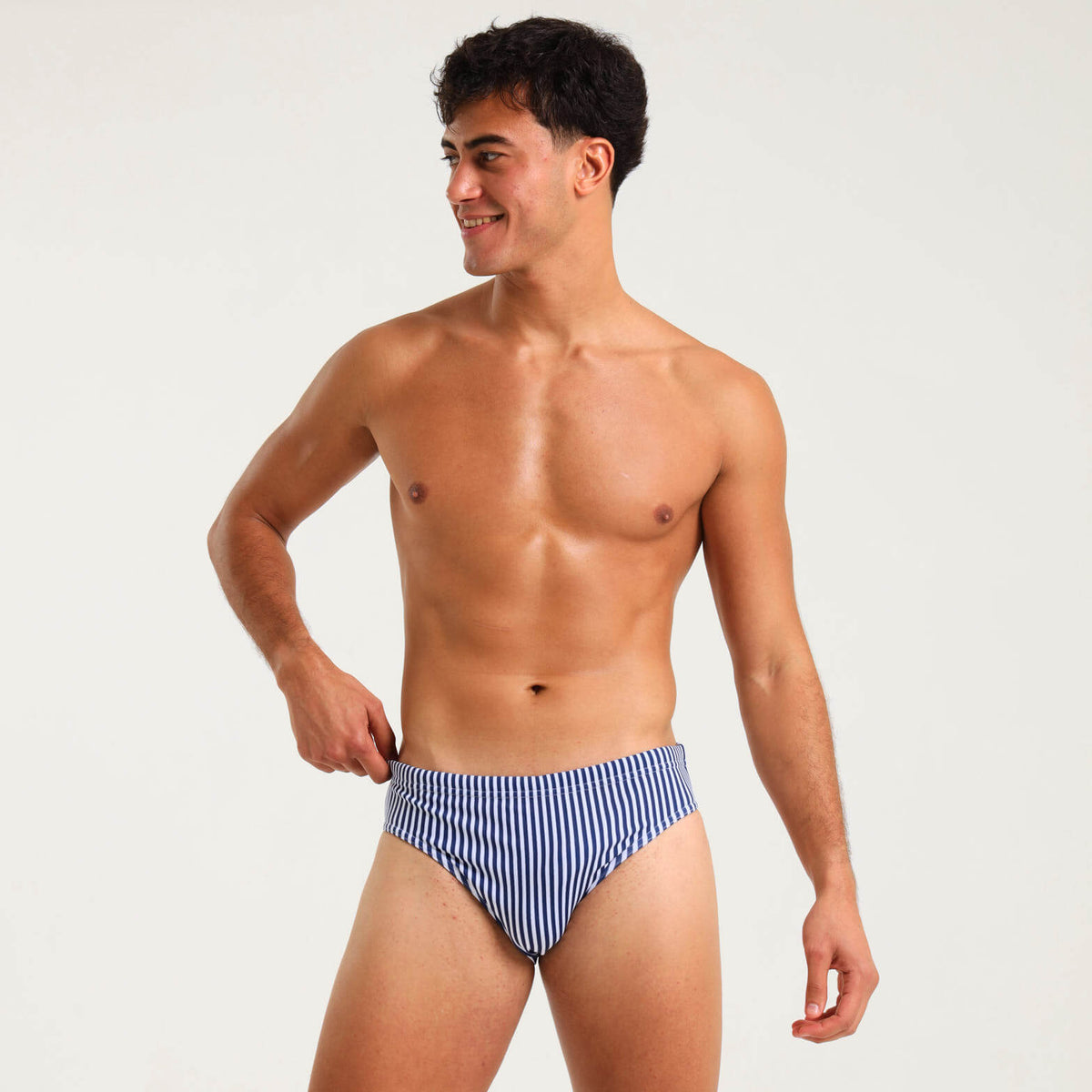Mens Briefs - Pin Stripes | Navy