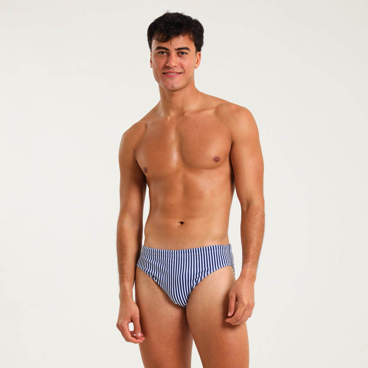 Mens Briefs - Pin Stripes | Navy