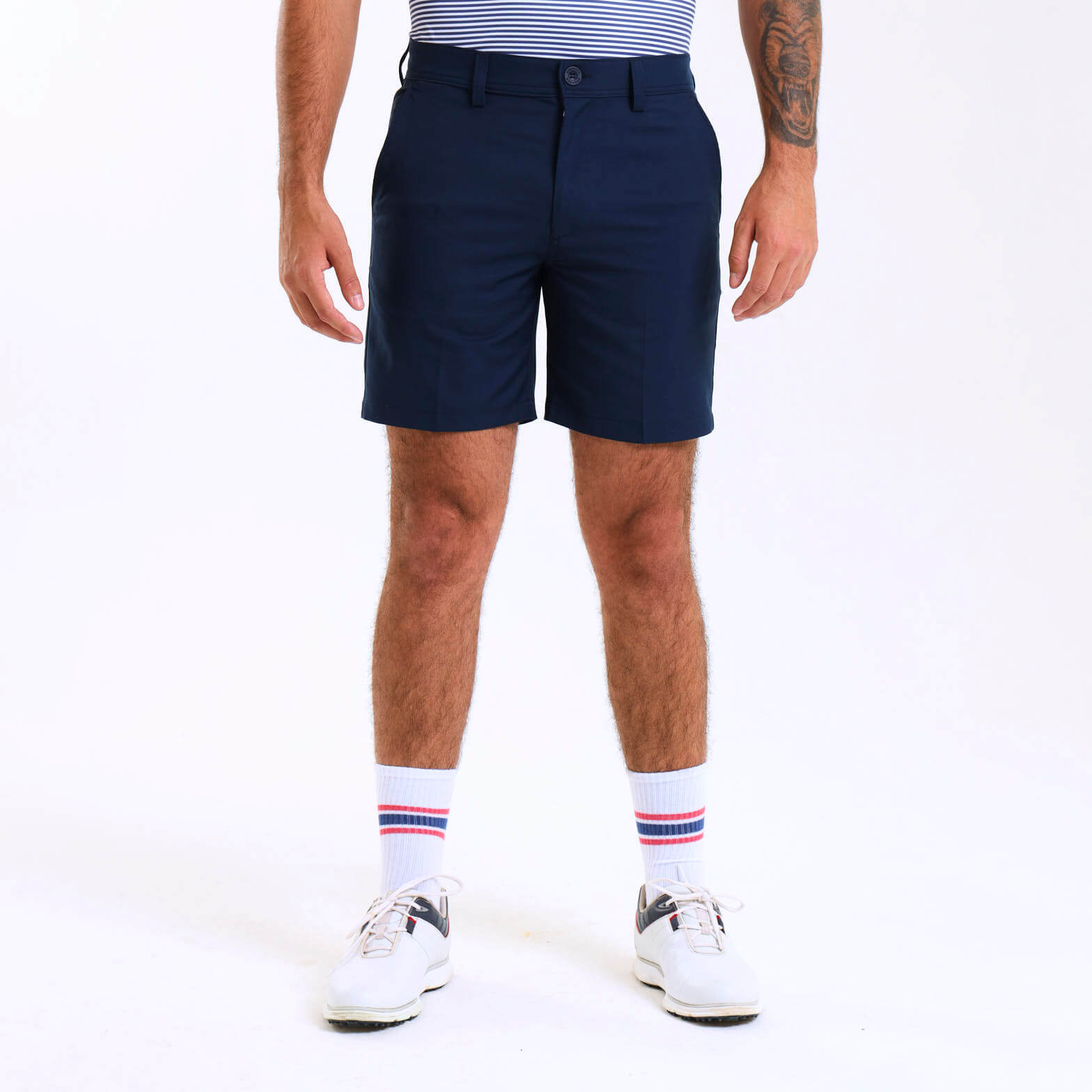 Breazies Mens Stretch Golf Shorts | Navy