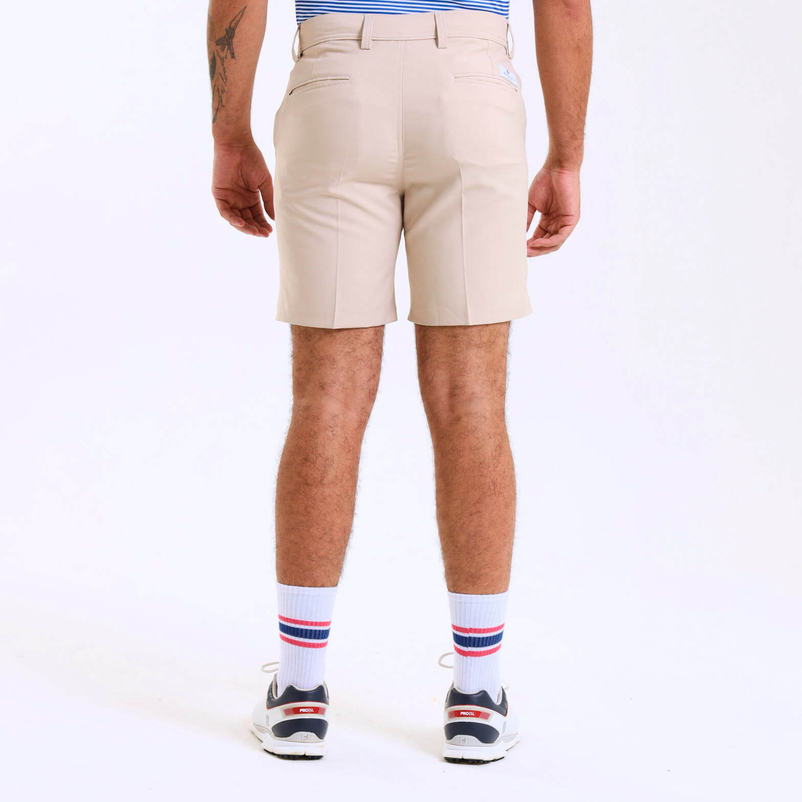 Mens Golf Shorts | Stone