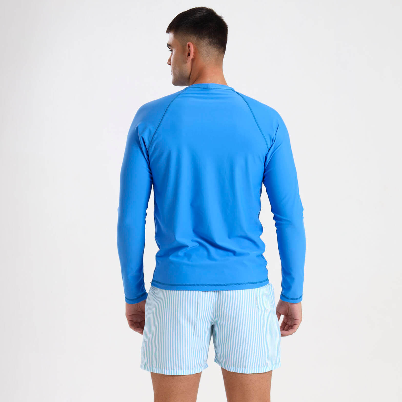 Mens Rash Vests - Solid | Ocean Blue
