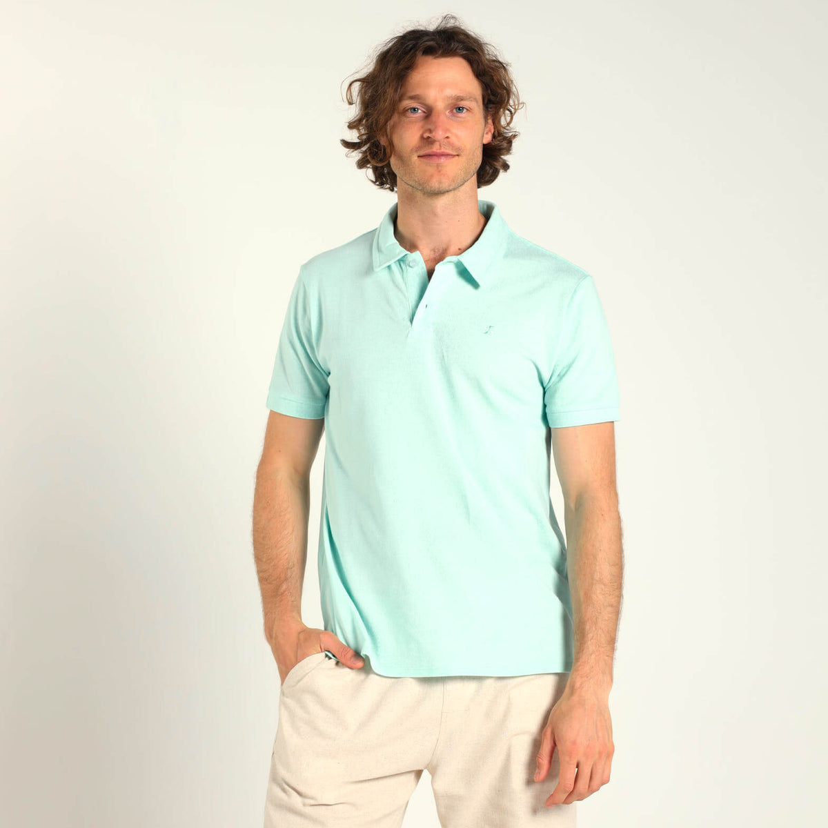Short Sleeve Polo | Mint