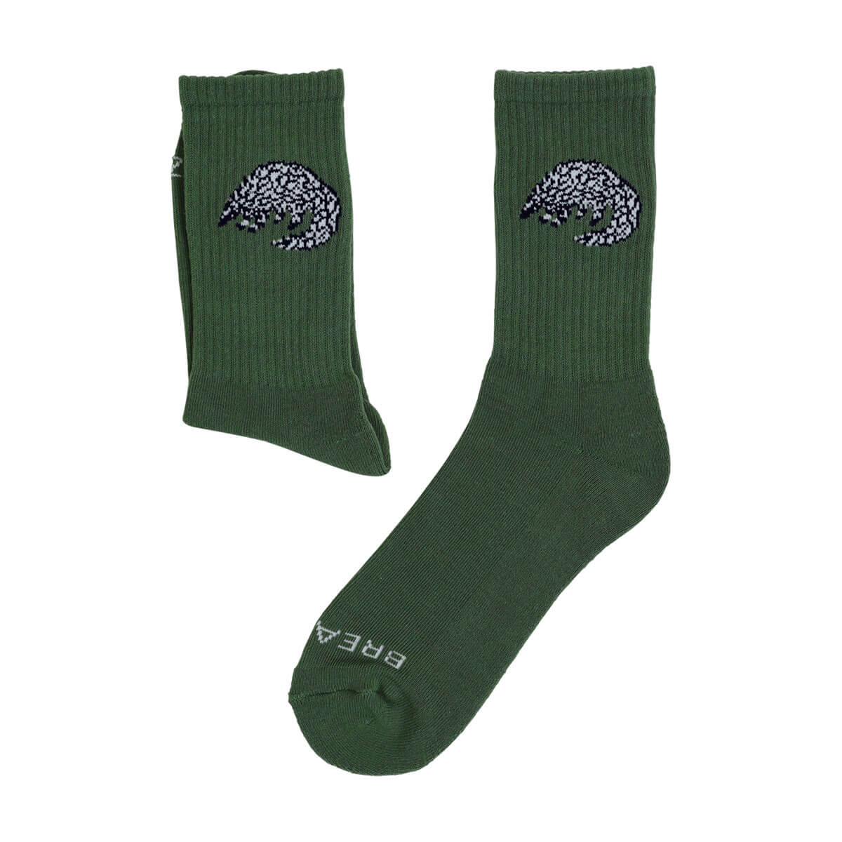 Socks | Army Green Pangolin