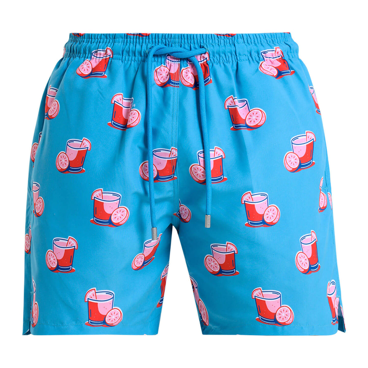 Swim Shorts - Cocktails | Bubblegum Blue