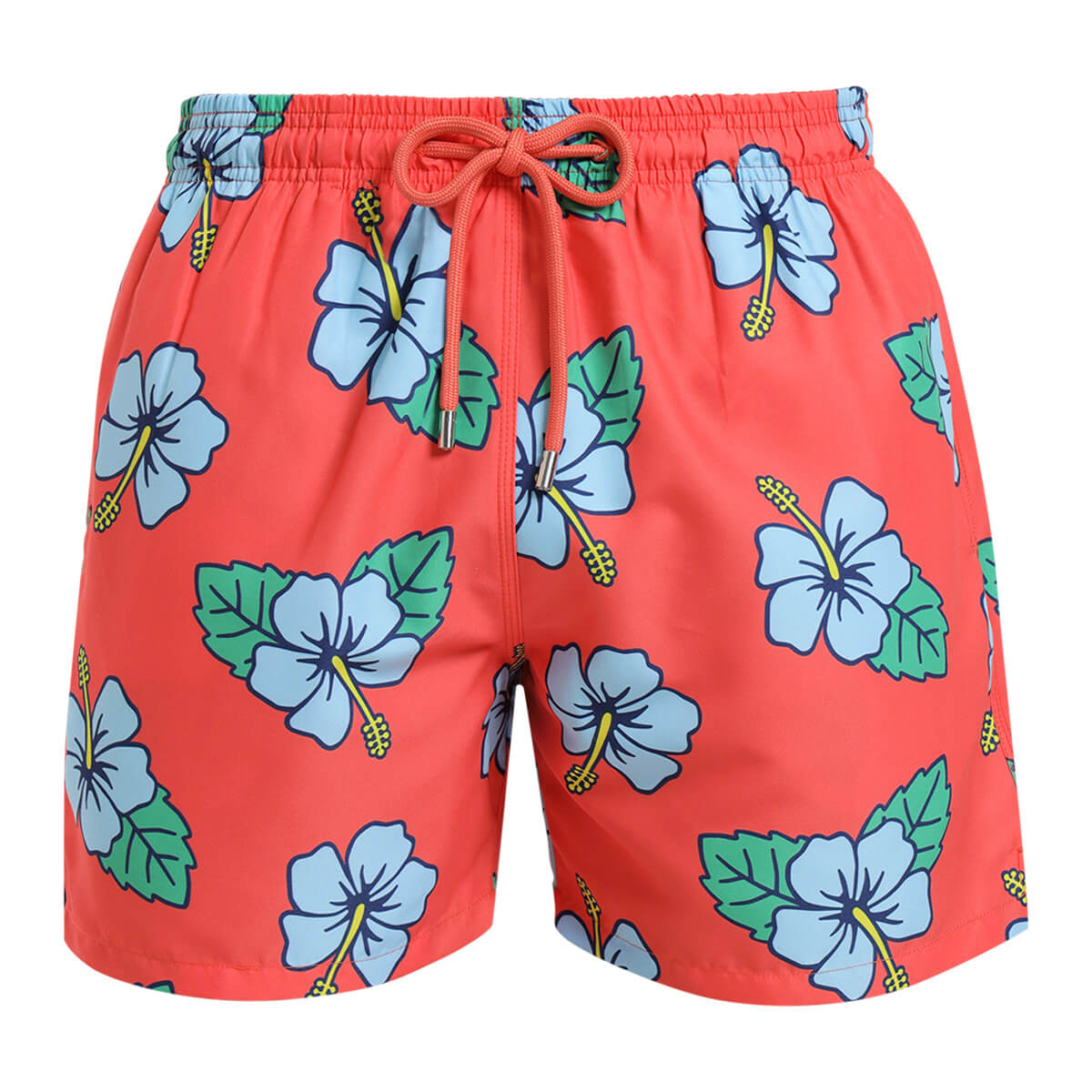 Swim Shorts - Hibiscus | Orange