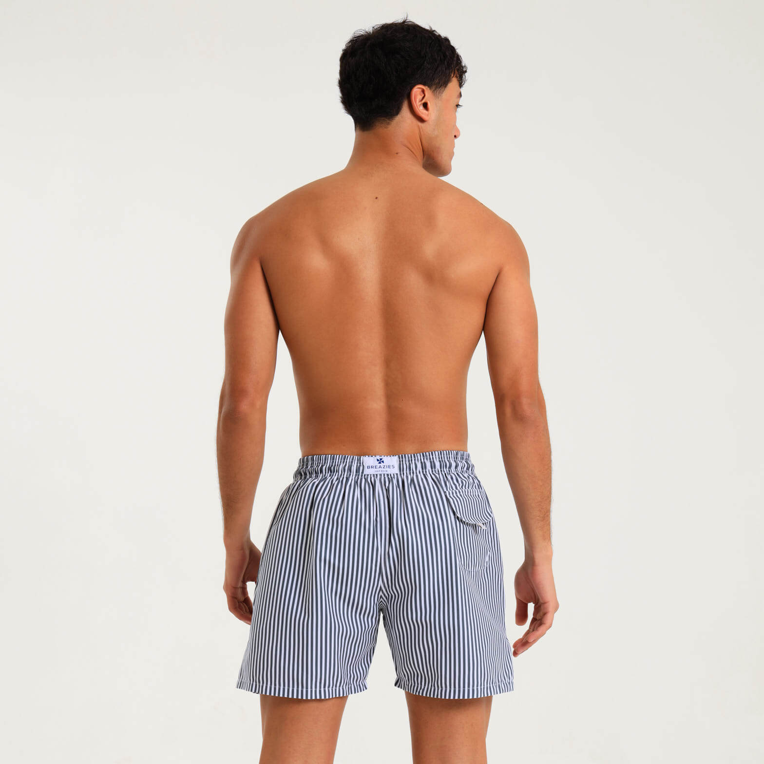 Swim Shorts - Pin Stripes | Steel