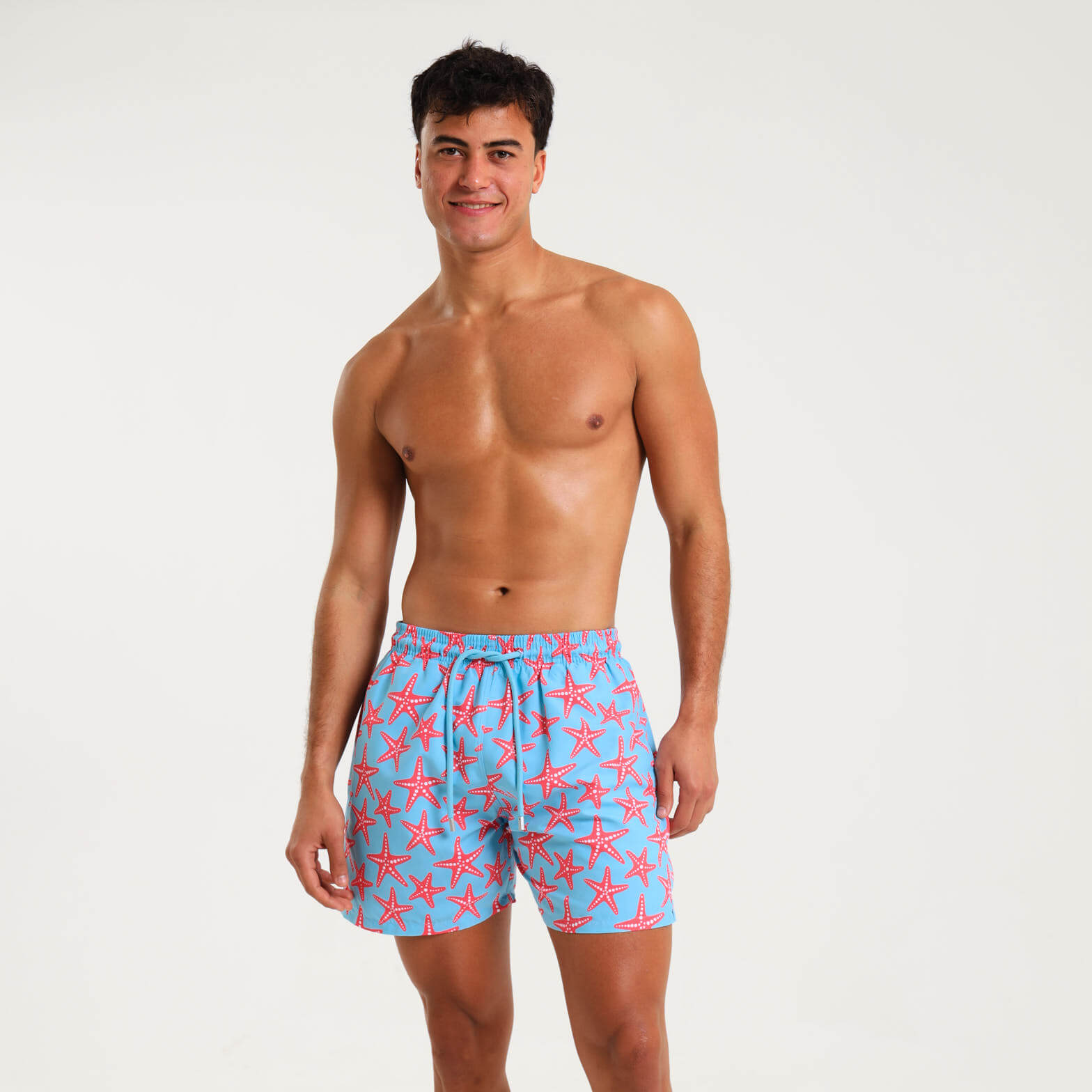 Swim Shorts - Starfish | Baby Blue