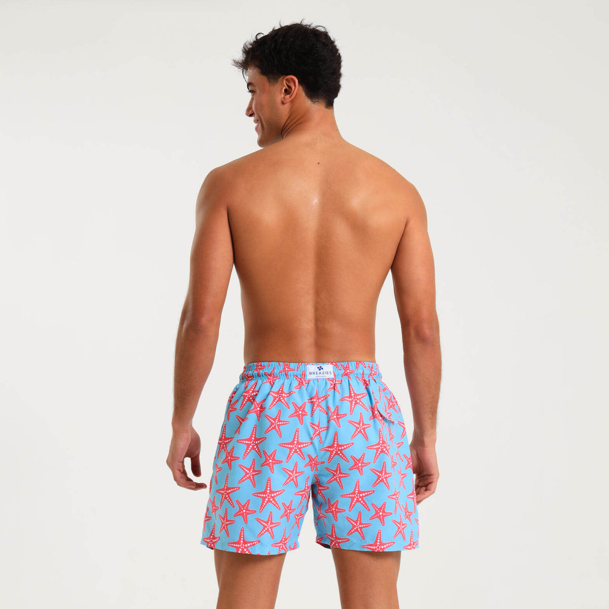 Swim Shorts - Starfish | Baby Blue