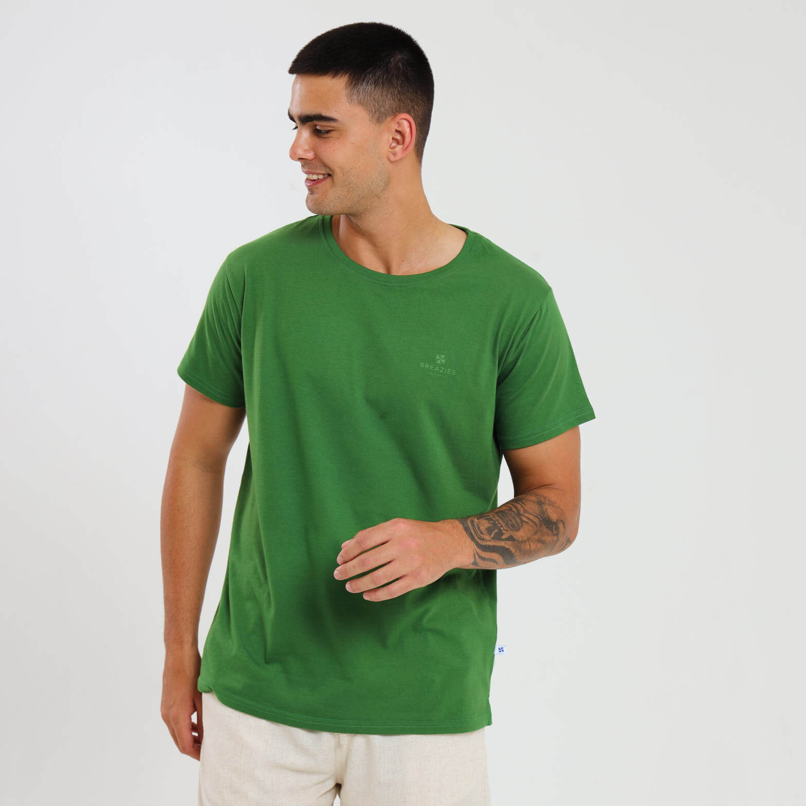 Cotton T-Shirt | Army Green