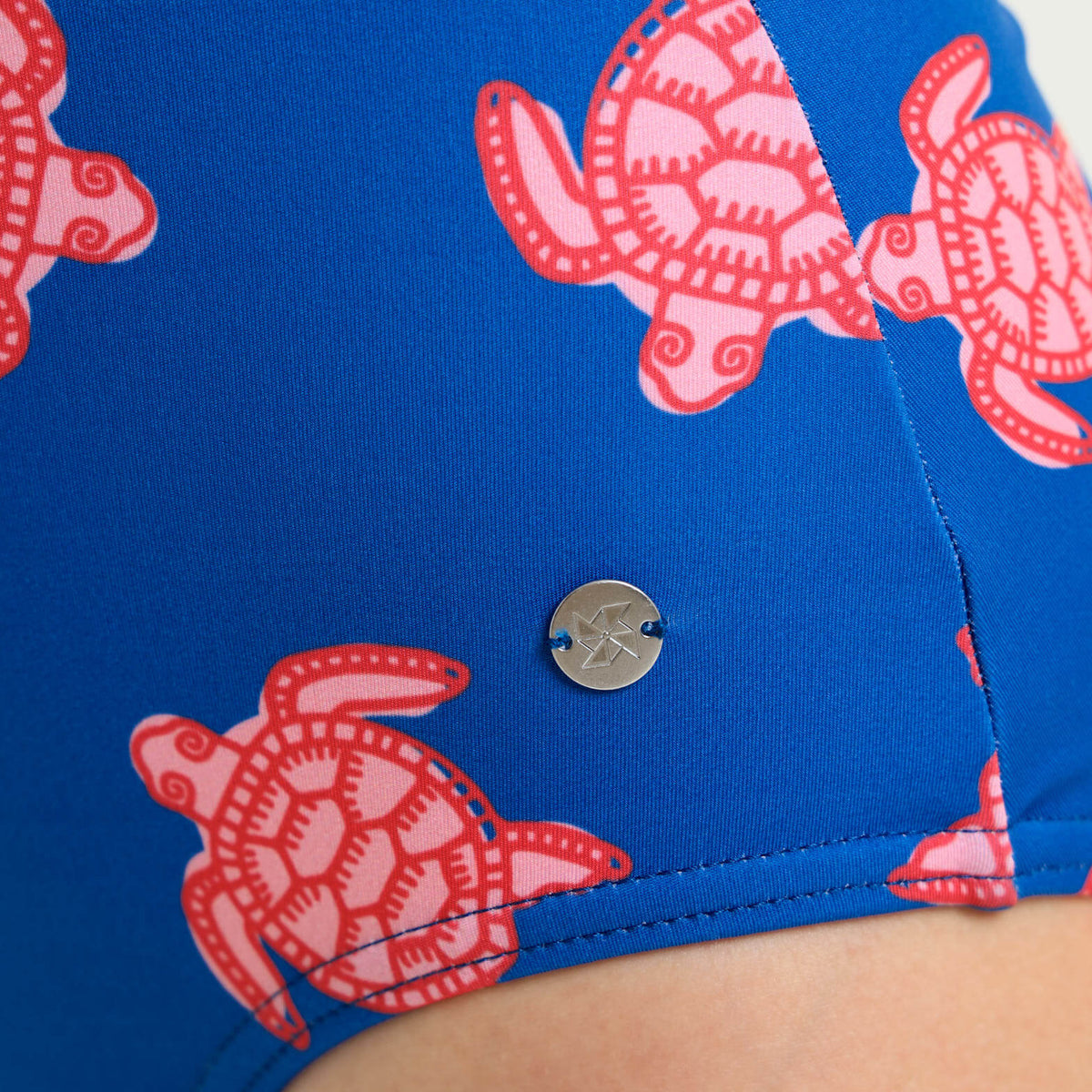 Girls One Piece - Turtles | Royal Blue