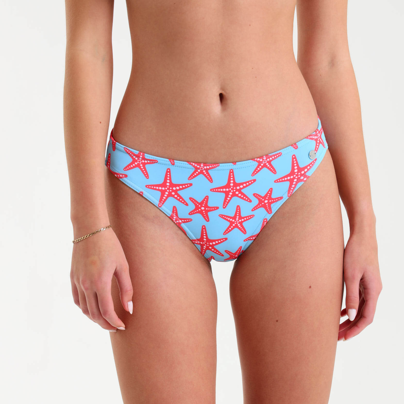 Ladies Bikini Bottoms - Starfish | Baby Blue