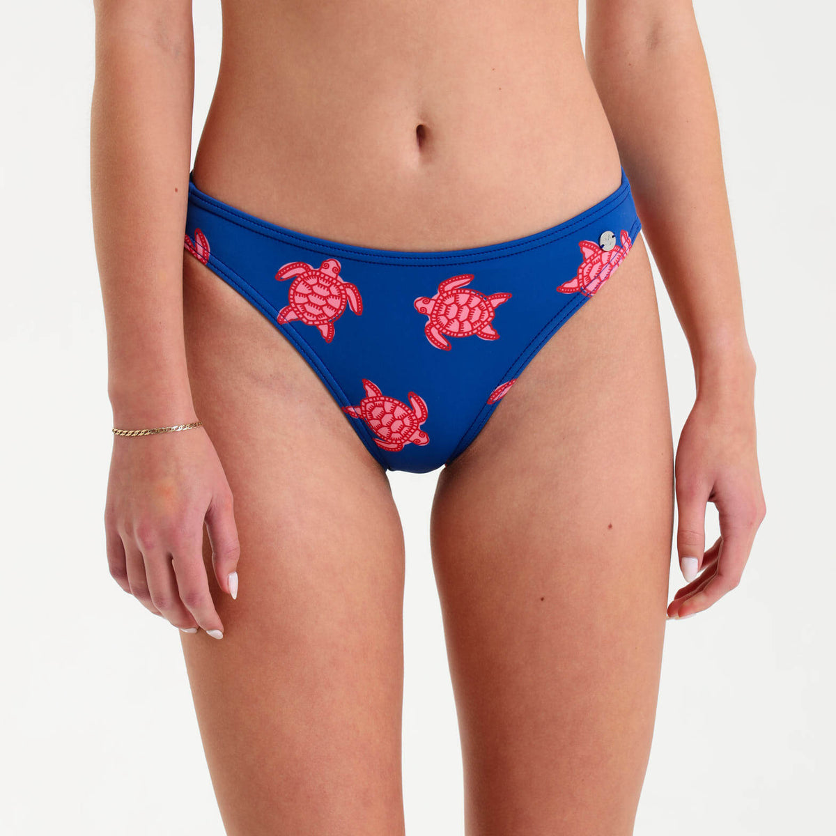 Ladies Bikini Bottoms - Turtles | Royal Blue