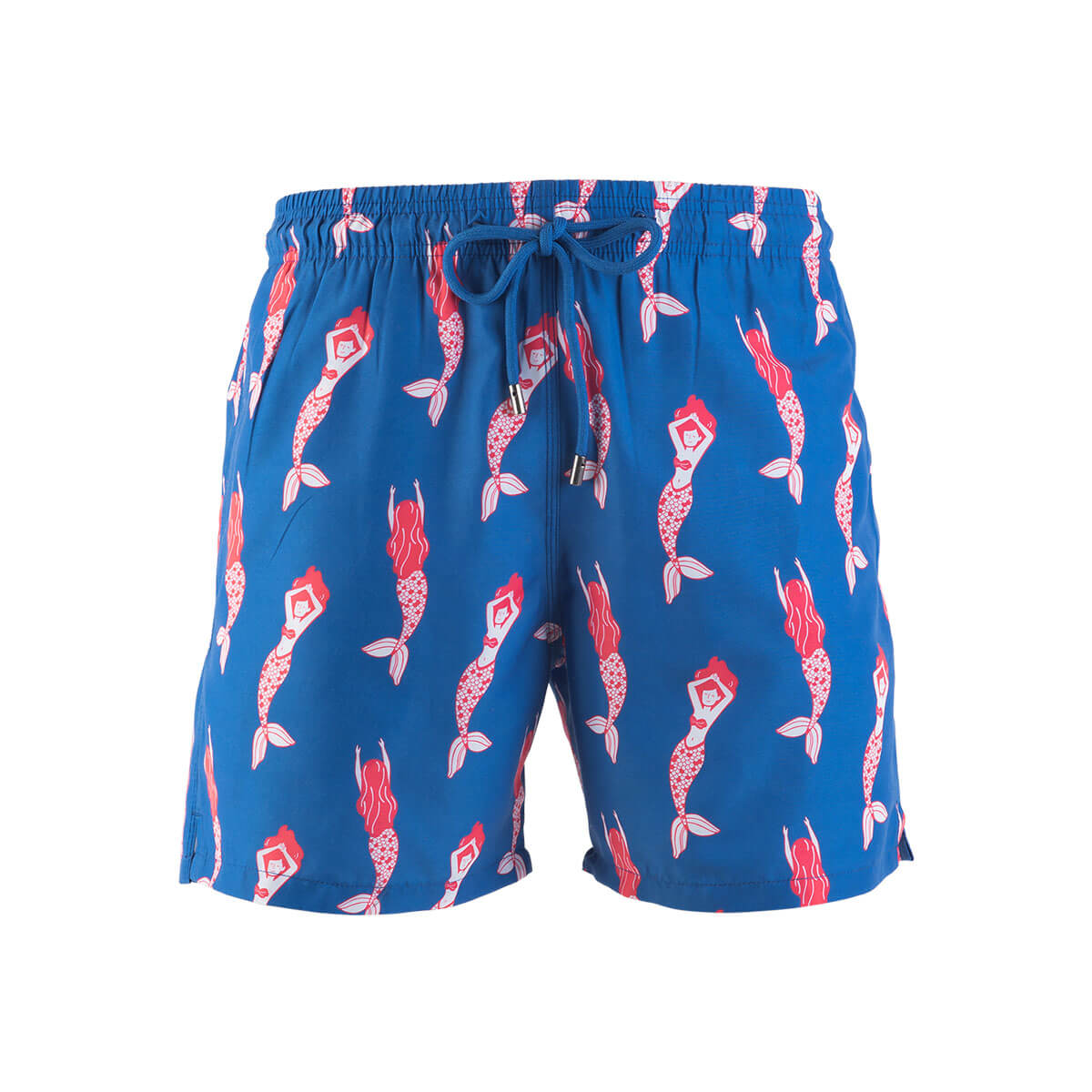 Boys Swim Shorts - Mermaids | Royal Blue