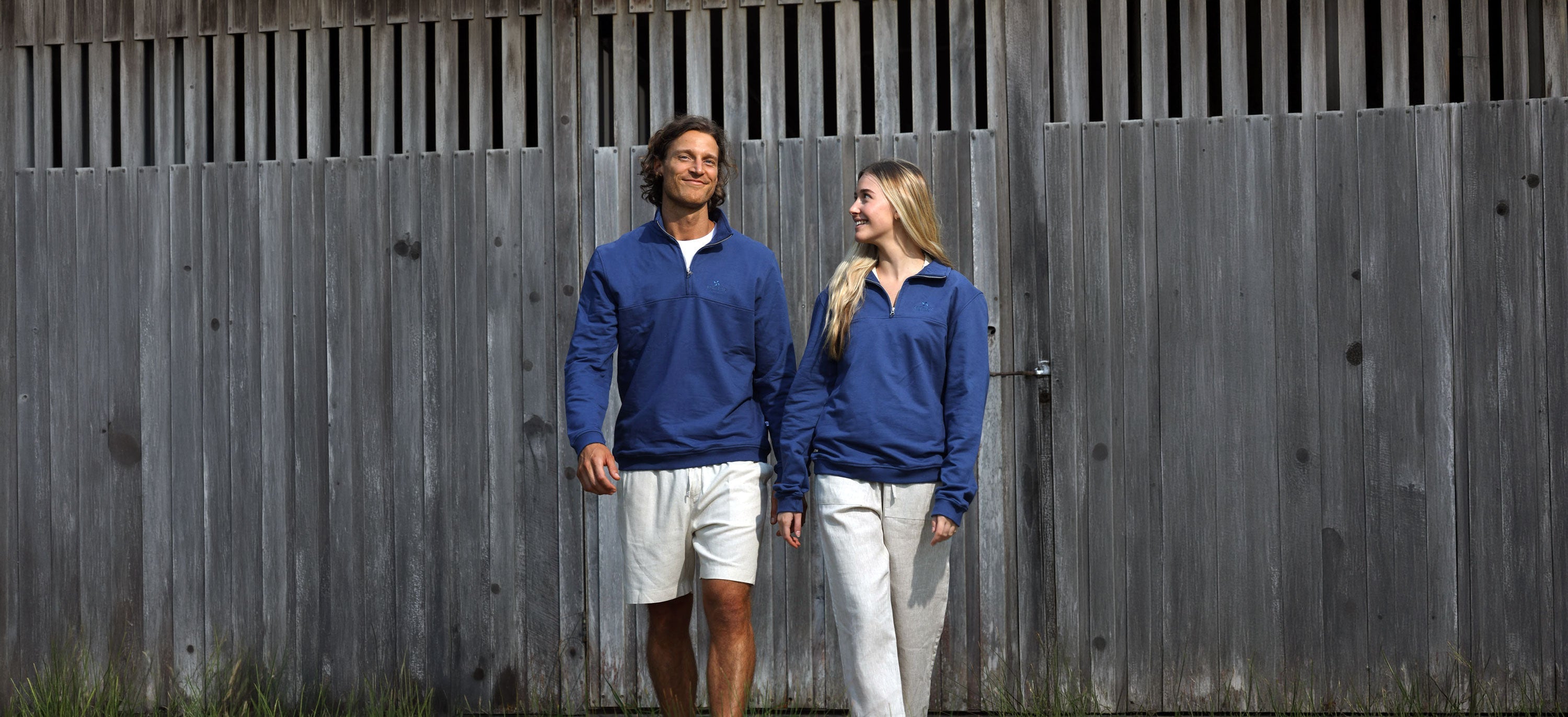 Breazies Sage Unisex Quarter Zips Sweaters