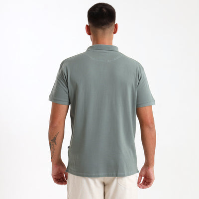 Cotton Polo | Sage