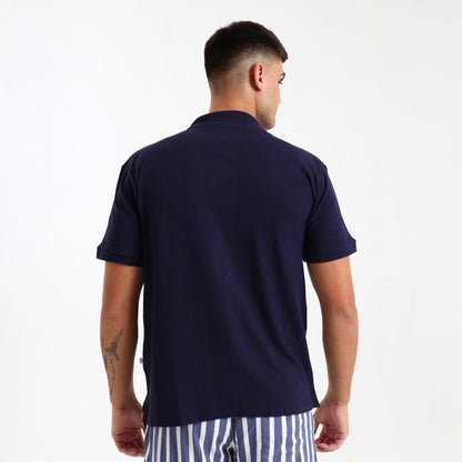 Cotton Polo | Navy