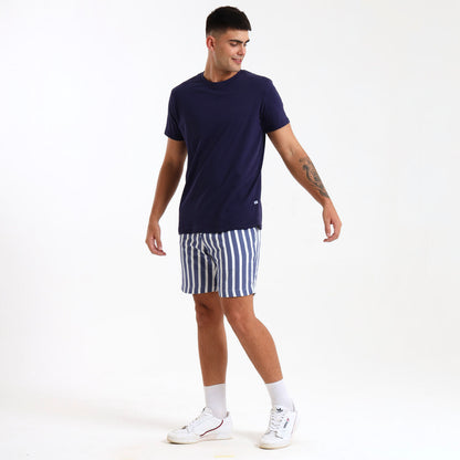Cotton T-Shirt | Navy