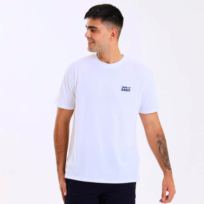 Printed Cotton Tee | Beach Umbrella