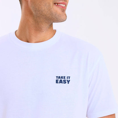 Printed Cotton Tee | Beach Umbrella