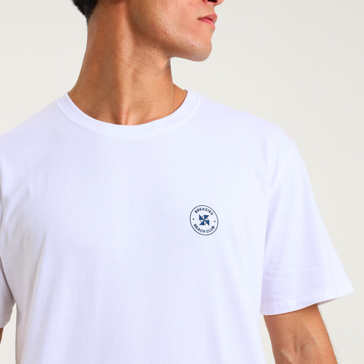 Printed Cotton Tee - Jeep | White