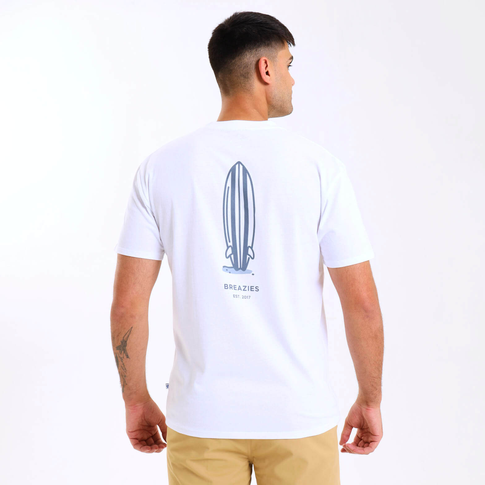 Printed Cotton Tee | Surf Board