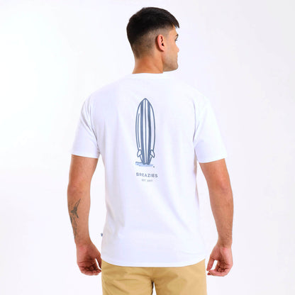 Printed Cotton Tee | Surf Board