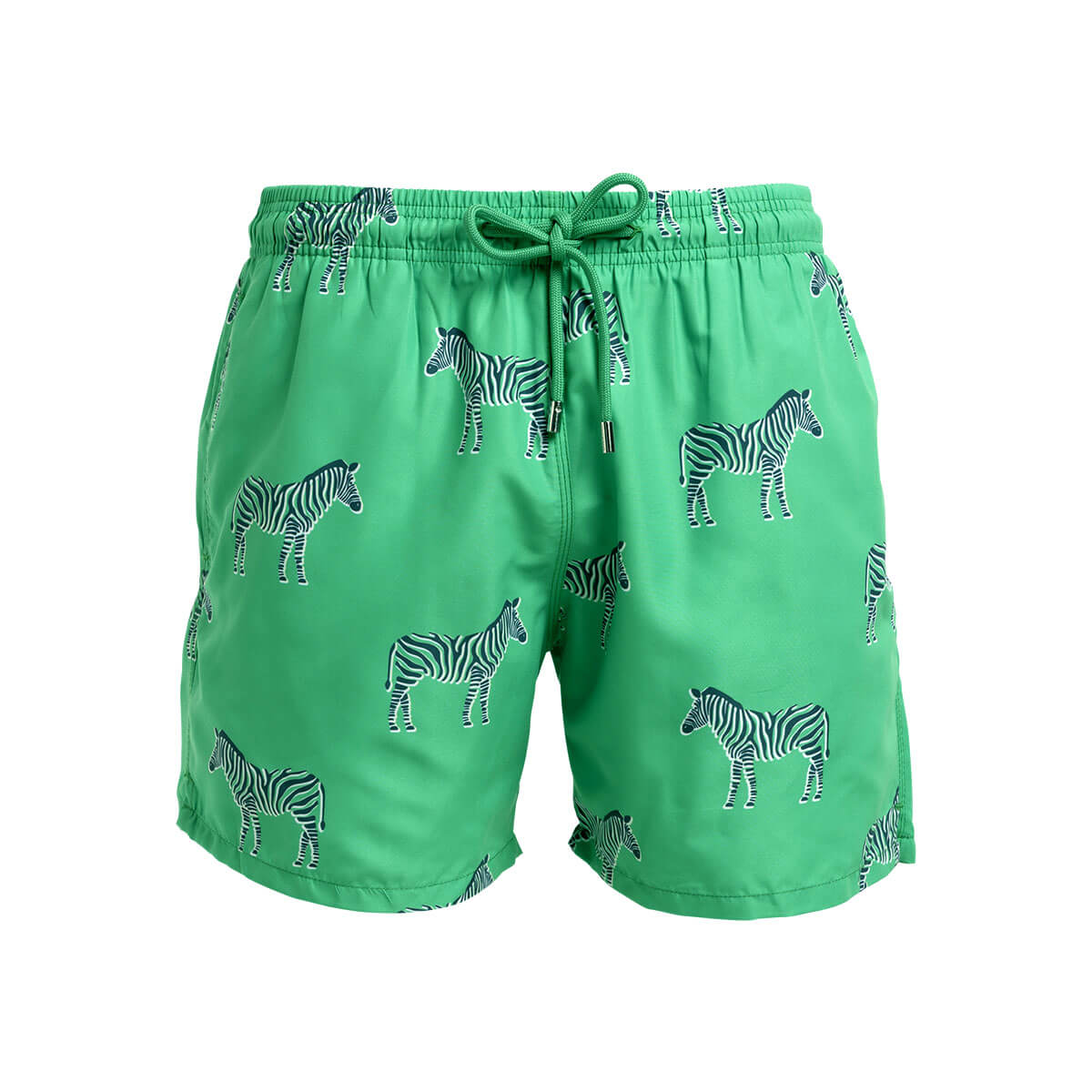 Kids Swim Shorts - Zebra | Green