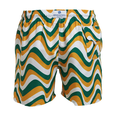 Swim Shorts - Retro Stripes | Bokke