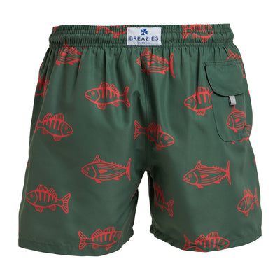 Swim Shorts - Skip Jacks | Army Green