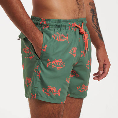 Swim Shorts - Skip Jacks | Army Green