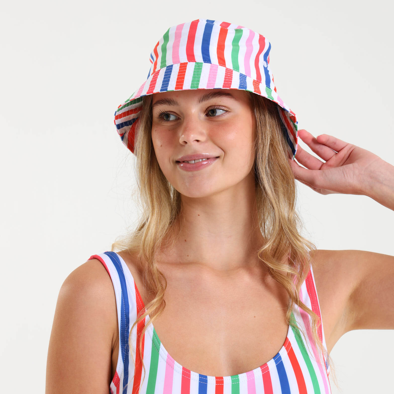 Bucket Hat - Stripe | Multi Colour