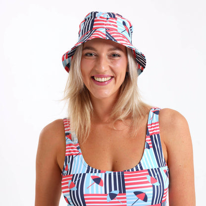 Bucket Hat - Umbrellas | Blue