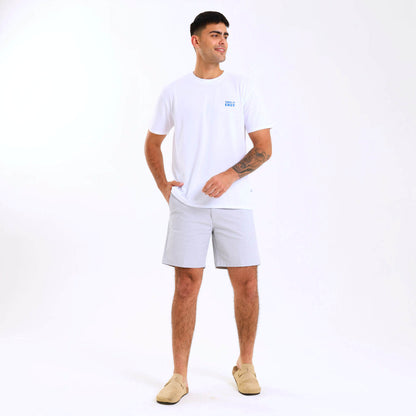 Stretch Cotton Chino Shorts | Grey