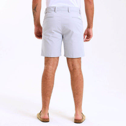 Stretch Cotton Chino Shorts | Grey