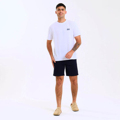 Stretch Cotton Chino Shorts | Navy