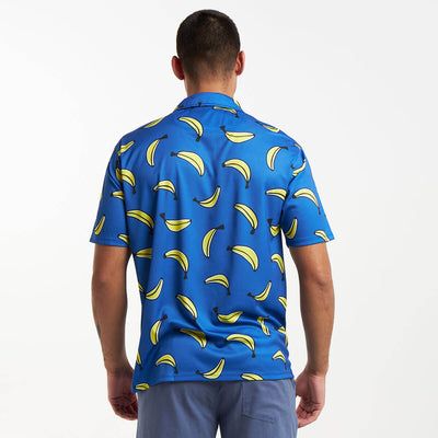 Golf Shirt - Bananas | Royal Blue