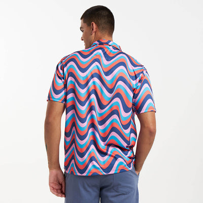 Golf Shirt - Retro Stripes | 80s