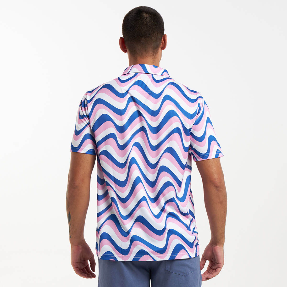 Golf Shirt - Retro Stripes | Candy
