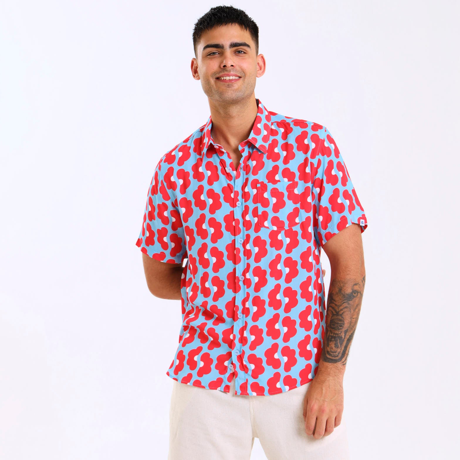 Holiday Shirt - Daisy | Coral
