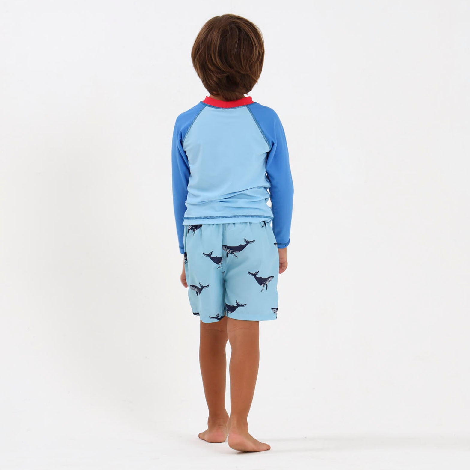 Kids Rash Vests - Tricolour | Blue
