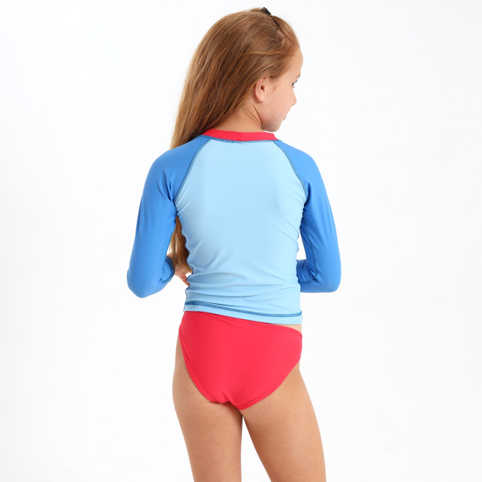 Kids Rash Vests - Tricolour | Blue