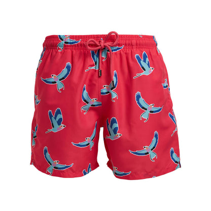 Boys Swim Shorts - Lilac Breasted Roller | Coral