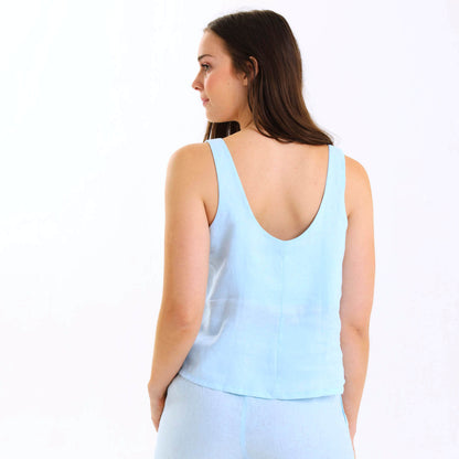 Ladies Linen - Cami | Baby Blue