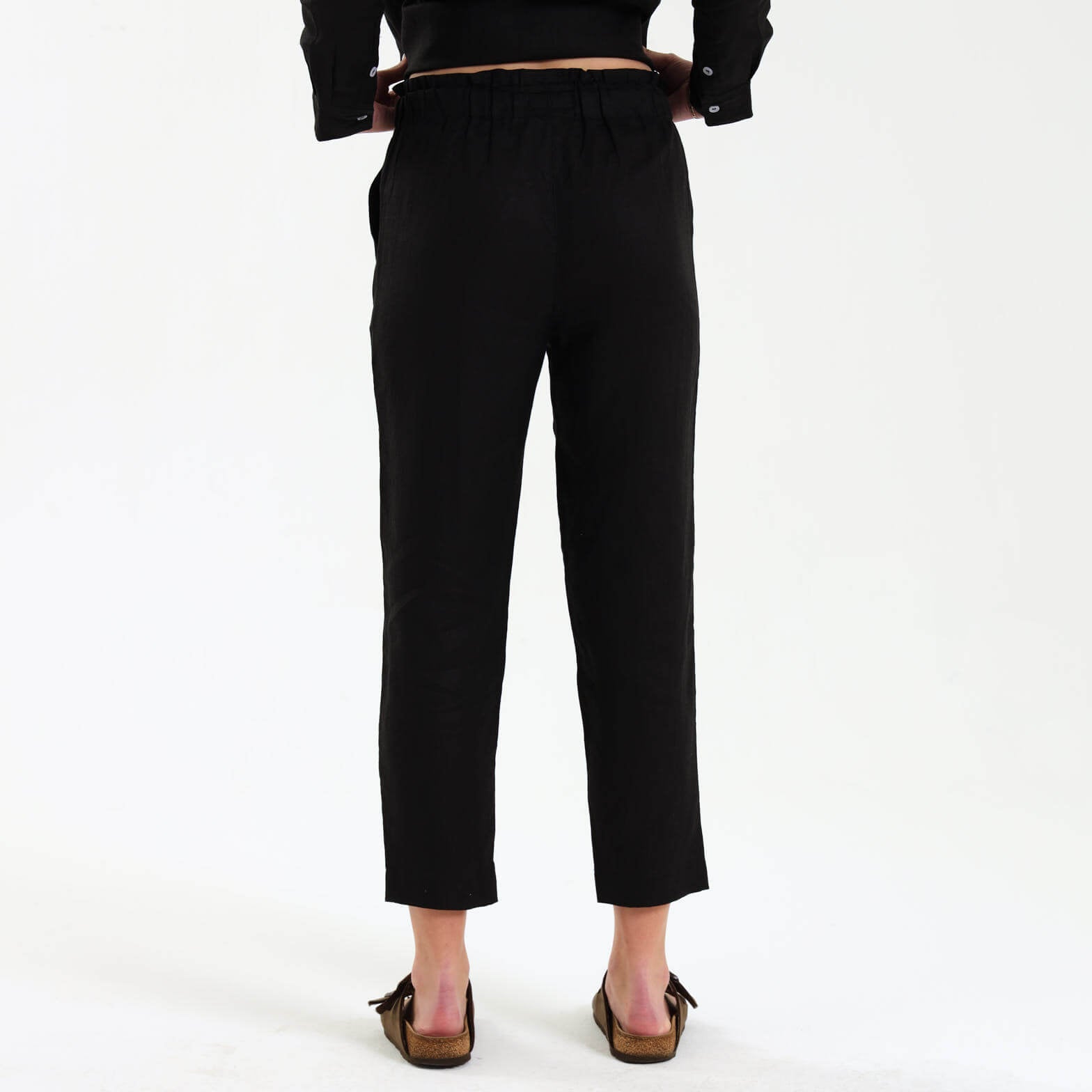 Ladies Linen - Pants | Black