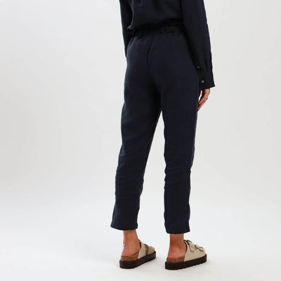 Ladies Linen - Pants | Navy